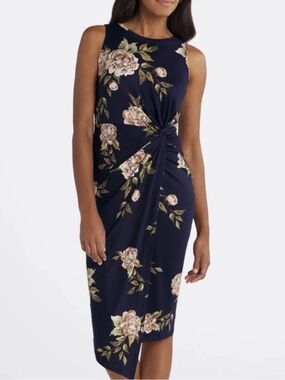 nine britton vivienne knit fitted midi dress The Good Journey Women's Puff Sleeve Mini Dress - Multi - Size 8 main image 0